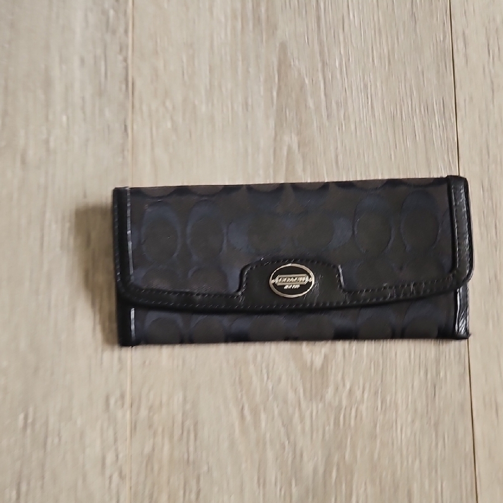 Coach Black Wallet